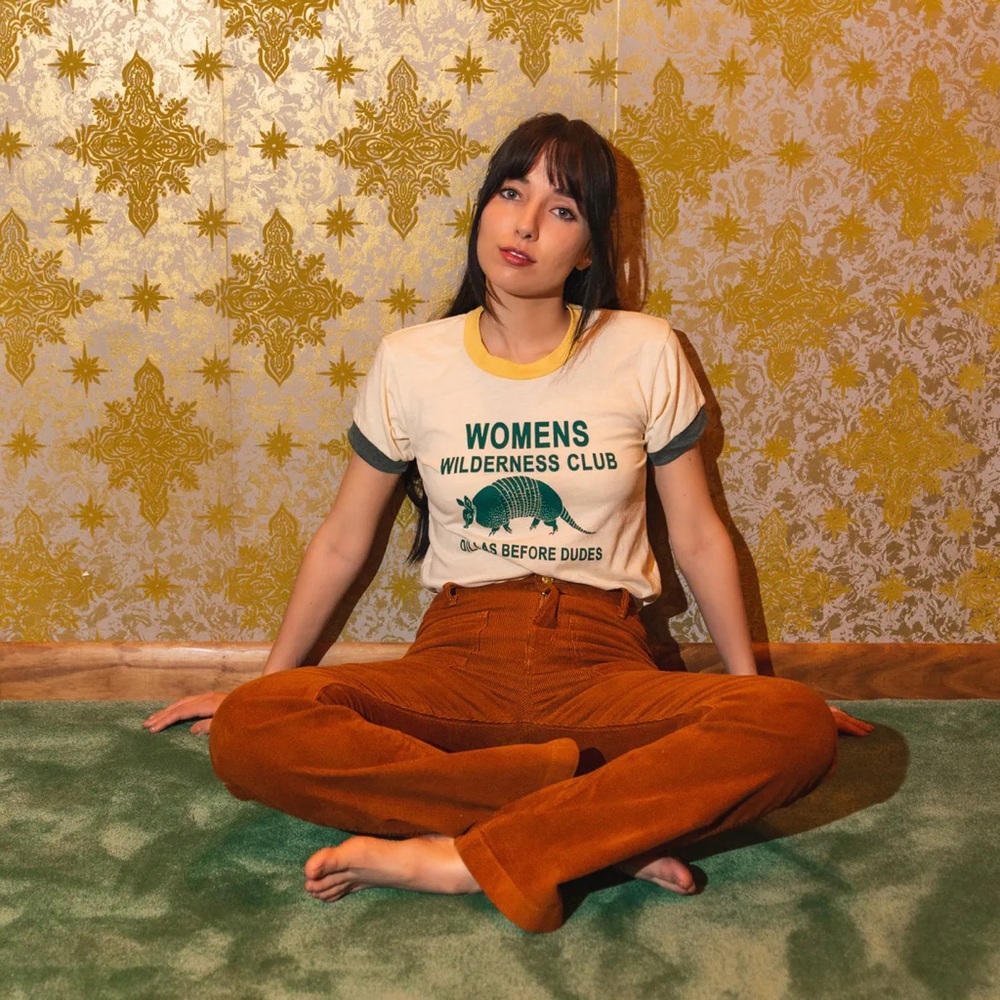 Porter Blue Wanderer Whiskey Corduroy Flare Pants Size 29x31